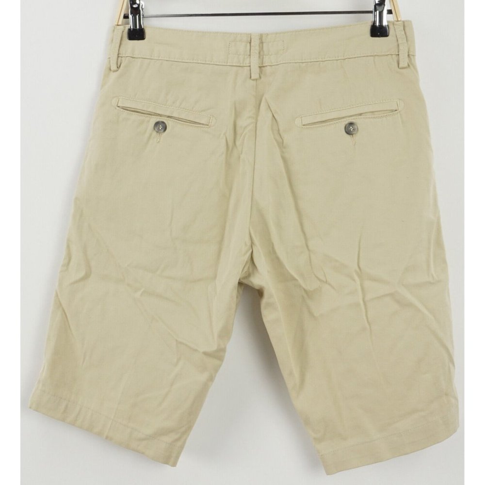 New Basicon Cerrus Men's US 28 Sand Beige Twill Flat Front Button Fly Shorts - Picture 2 of 8
